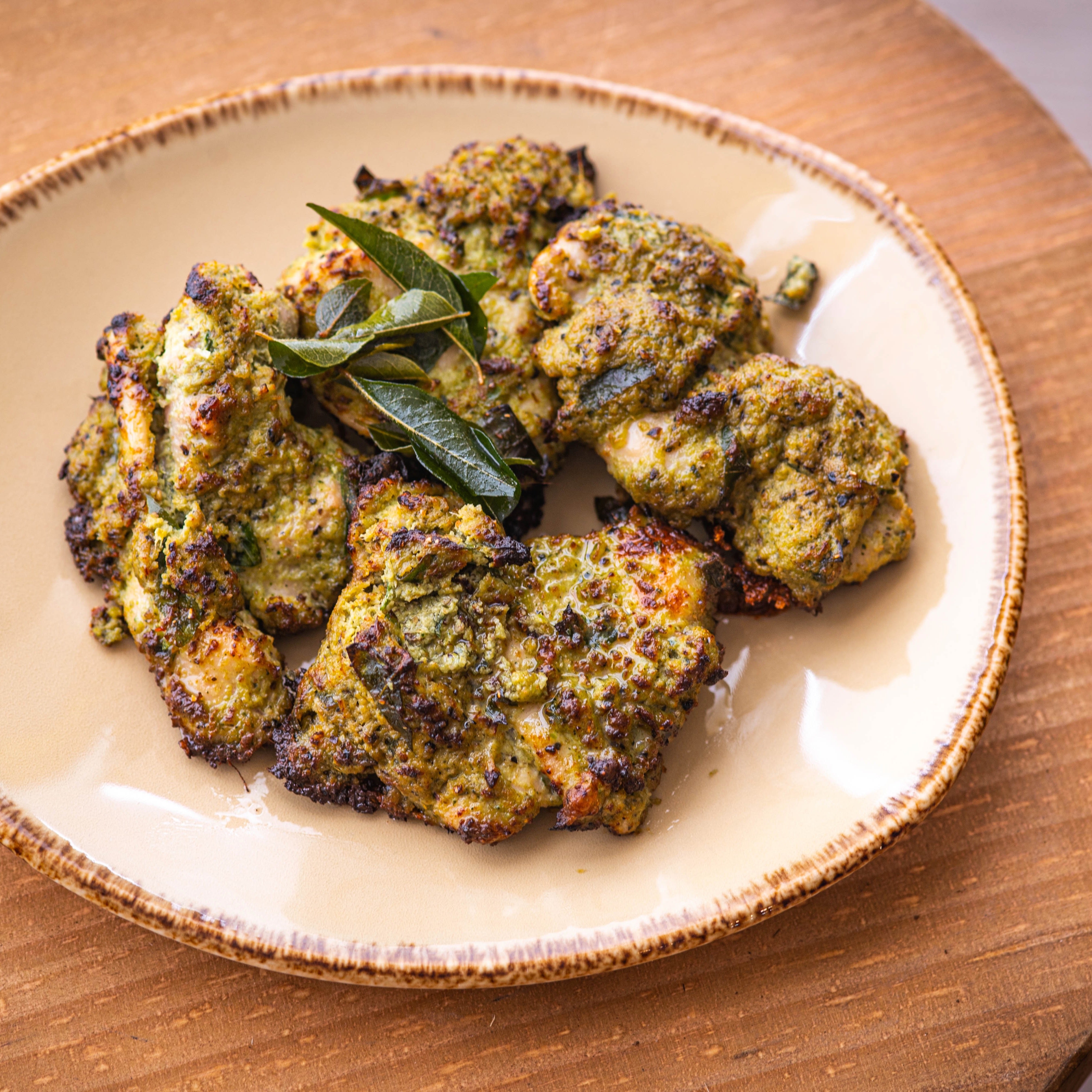 Coconut & Curry leaf Chicken kebab