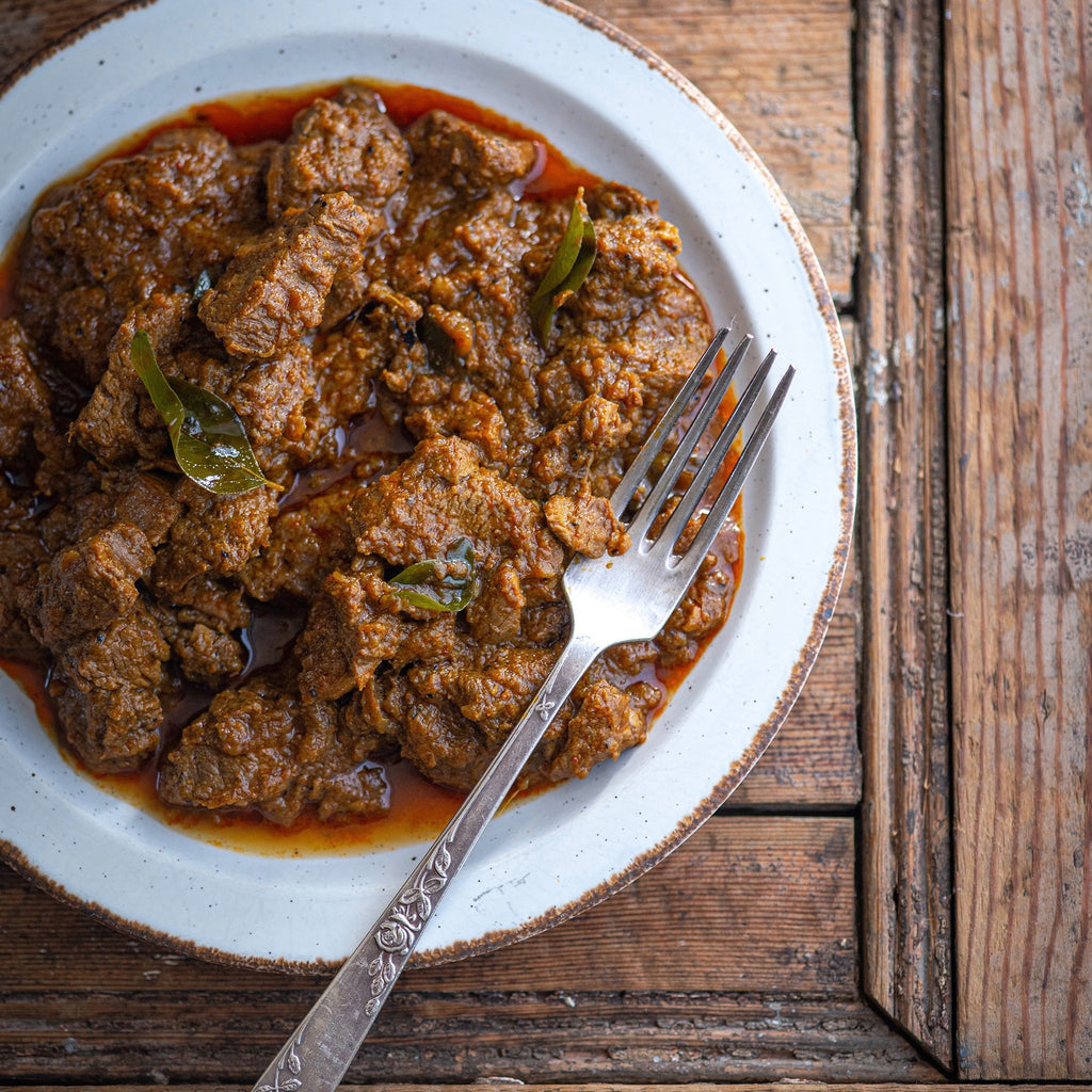 Goat meat curry